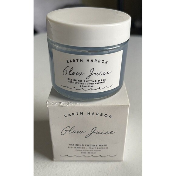 Earth Harbor Glow Juice Refining Enzyme Mask 2.0 fl oz NIB Vegan Small Batch - Picture 1 of 4